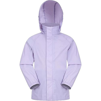 Lilac - Front - Mountain Warehouse Childrens-Kids Pakka II Waterproof Jacket
