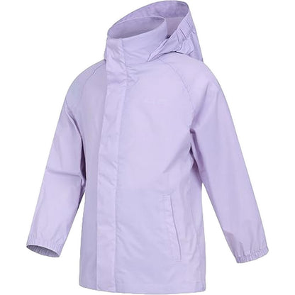Lilac - Side - Mountain Warehouse Childrens-Kids Pakka II Waterproof Jacket