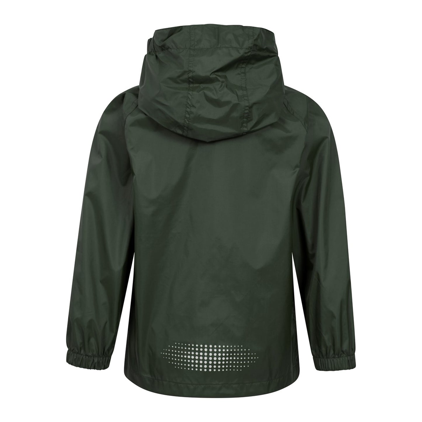 Khaki Green - Back - Mountain Warehouse Childrens-Kids Pakka II Waterproof Jacket