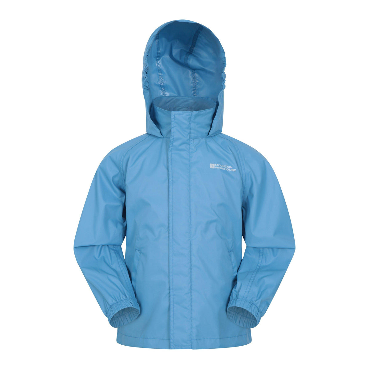 Blue - Front - Mountain Warehouse Childrens-Kids Pakka II Waterproof Jacket