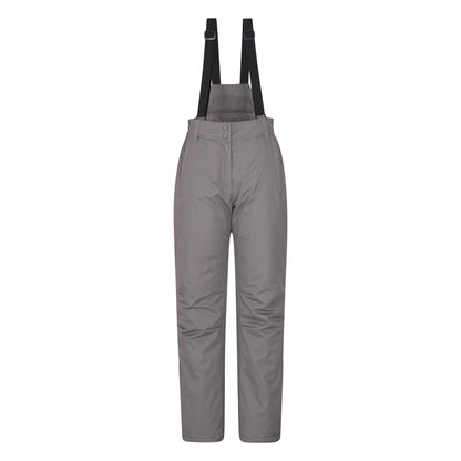 Grey - Front - Mountain Warehouse Womens-Ladies Moon Ski Trousers