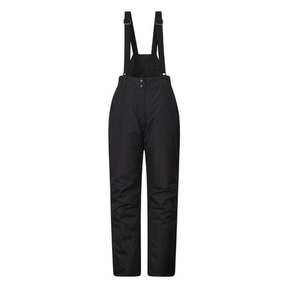 Black - Front - Mountain Warehouse Womens-Ladies Moon Ski Trousers