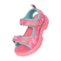 Pale Pink - Front - Mountain Warehouse Childrens-Kids Sand Stars Sandals