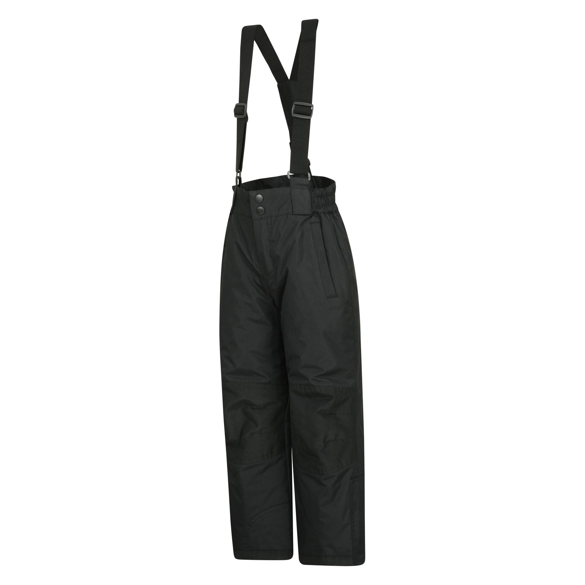 Black - Side - Mountain Warehouse Childrens-Kids Raptor Ski Trousers