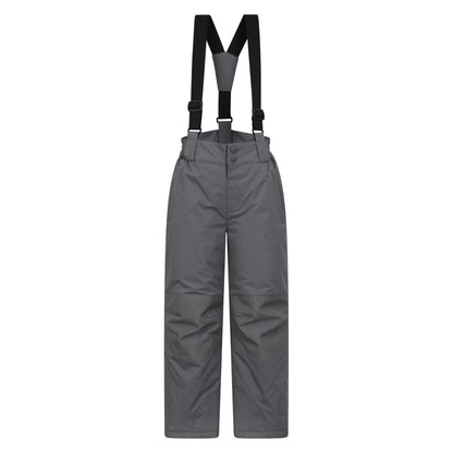 Medium Grey - Front - Mountain Warehouse Childrens-Kids Raptor Ski Trousers