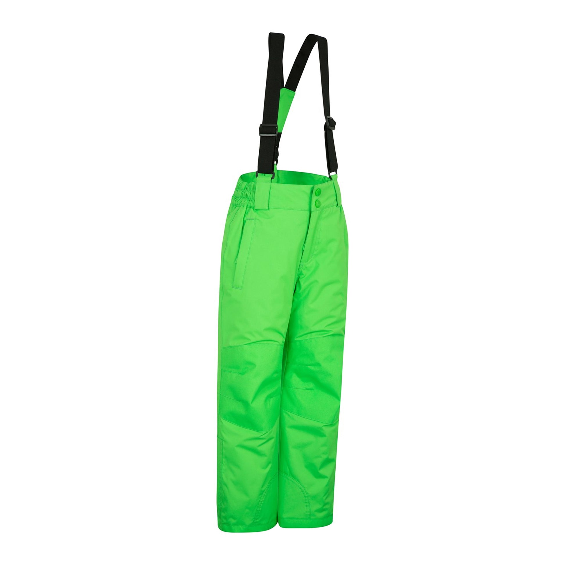 Green - Side - Mountain Warehouse Childrens-Kids Raptor Ski Trousers
