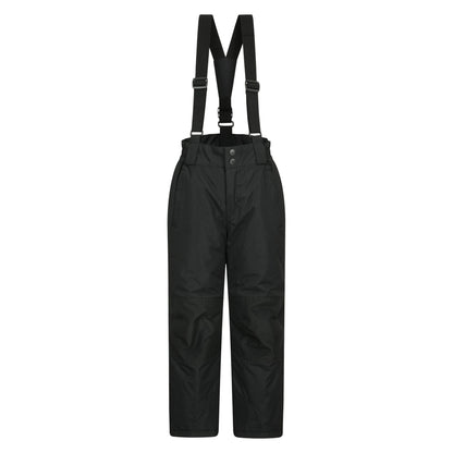 Black - Front - Mountain Warehouse Childrens-Kids Raptor Ski Trousers