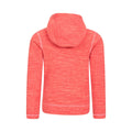Fiery Coral - Back - Mountain Warehouse Childrens-Kids Snowdonia II Borg Lined Full Zip Hoodie