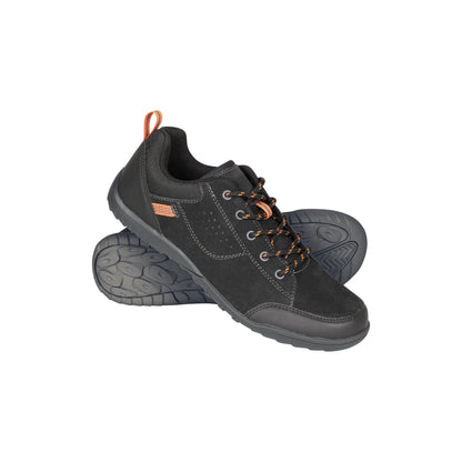Grey - Front - Mountain Warehouse Mens Phantom II Cow Suede Walking Shoes