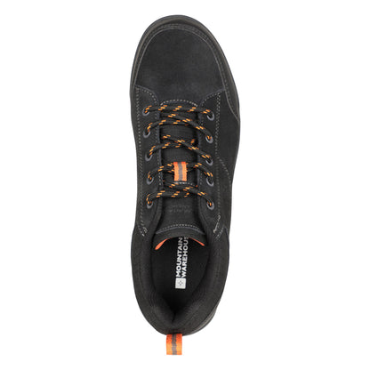 Grey - Lifestyle - Mountain Warehouse Mens Phantom II Cow Suede Walking Shoes