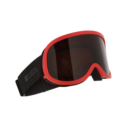 Red - Front - Mountain Warehouse Unisex Adult Ski Goggles