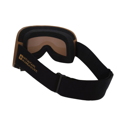 Brown - Side - Mountain Warehouse Unisex Adult Ski Goggles