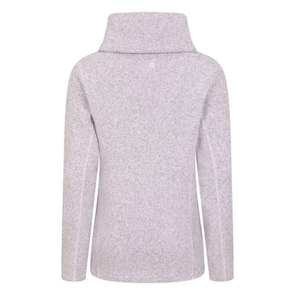 Lilac - Side - Mountain Warehouse Womens-Ladies Cowl Neck Fleece Top