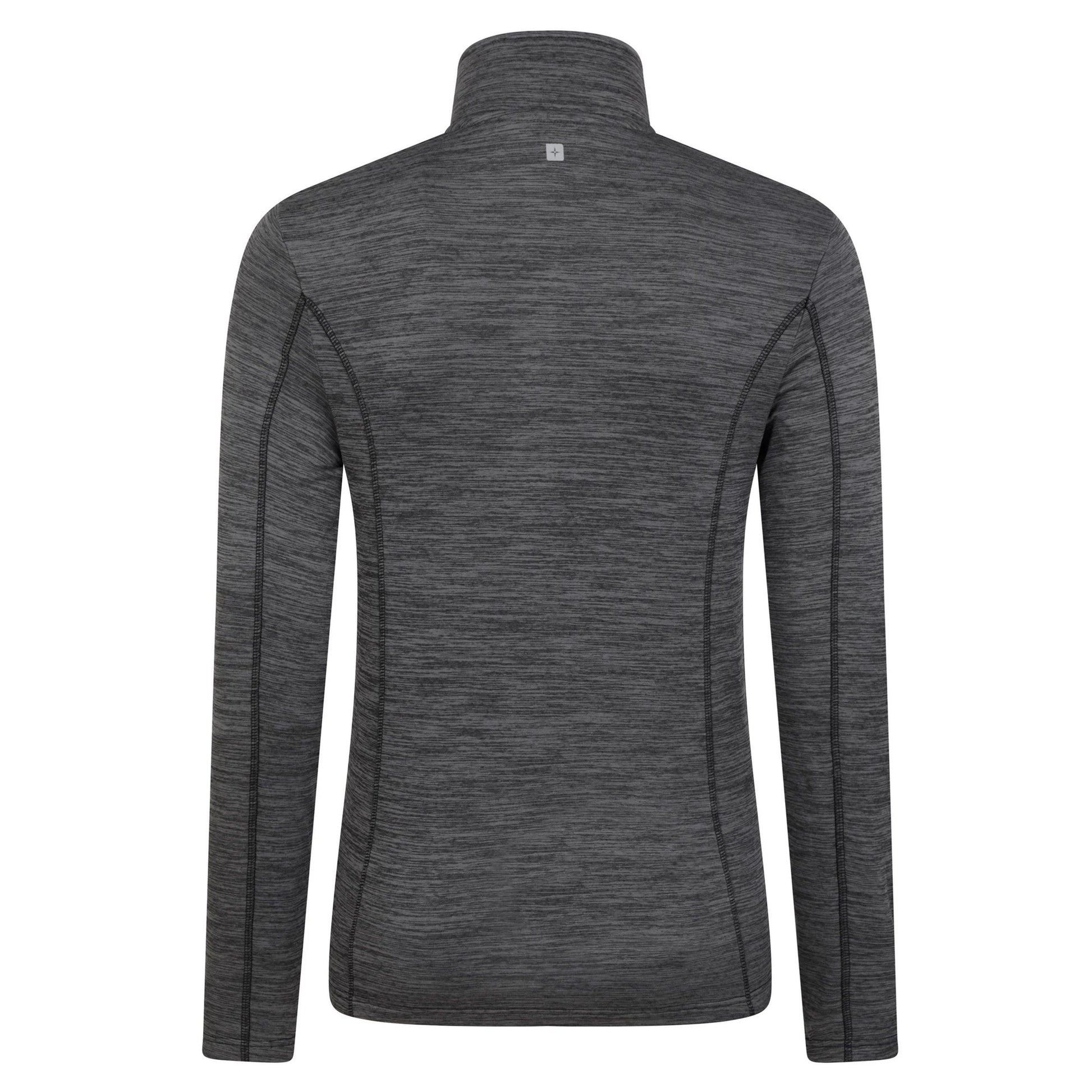 Dark Grey - Back - Mountain Warehouse Mens Finsbury Active Midlayer