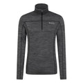 Dark Grey - Front - Mountain Warehouse Mens Finsbury Active Midlayer