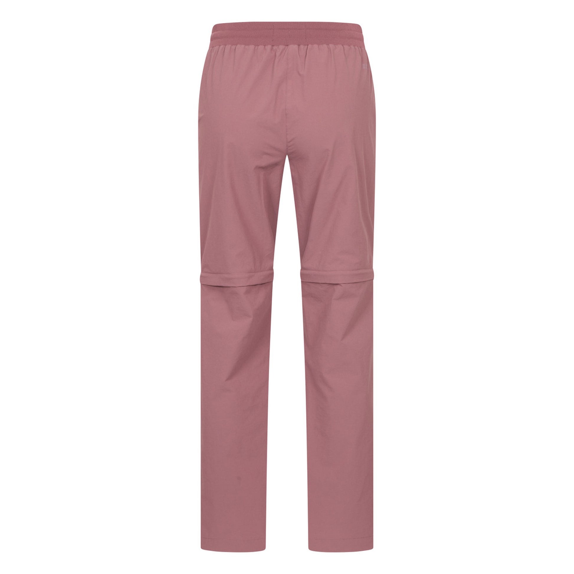 Brown - Back - Mountain Warehouse Womens-Ladies Hiker Stretch Zip-Off Trousers