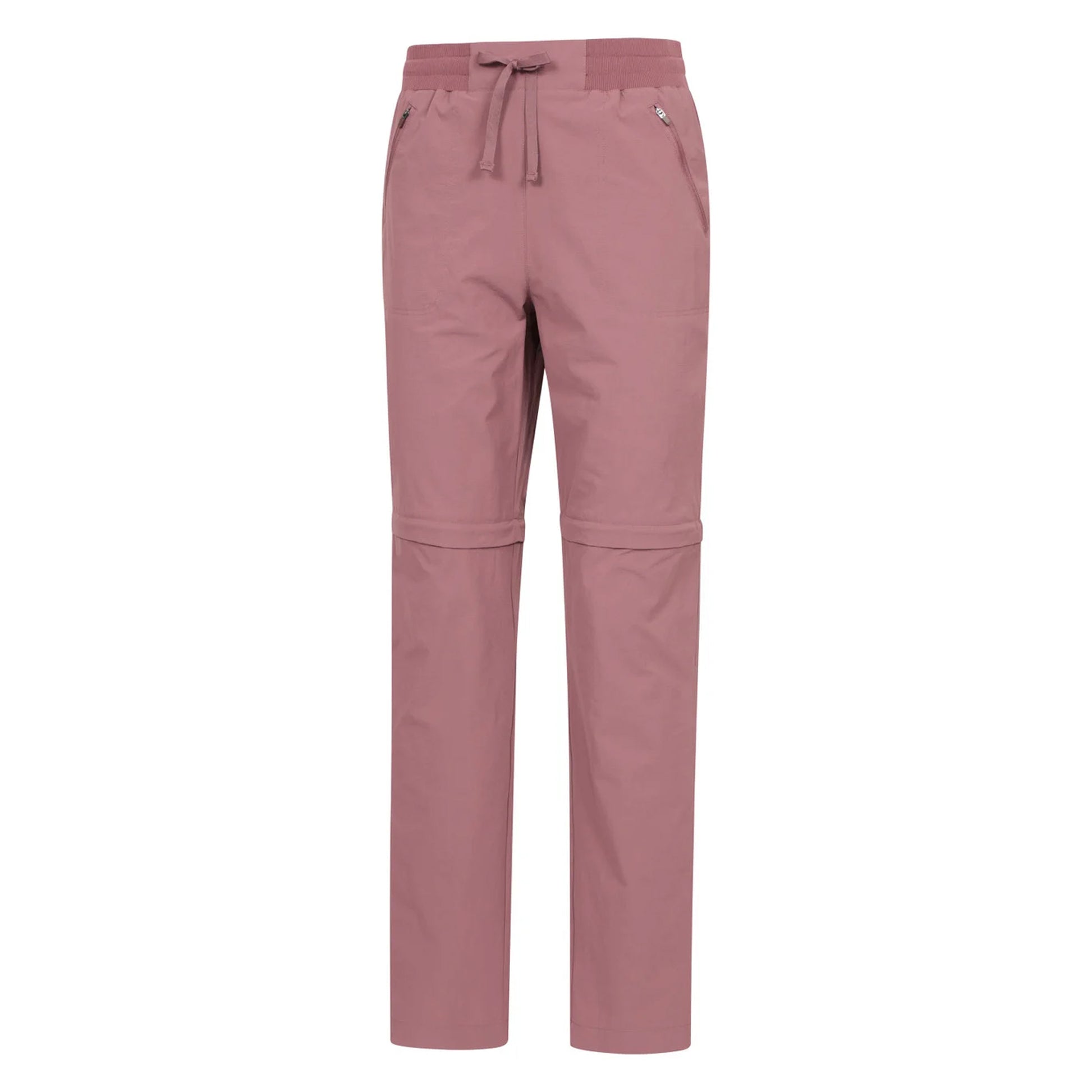 Brown - Side - Mountain Warehouse Womens-Ladies Hiker Stretch Zip-Off Trousers