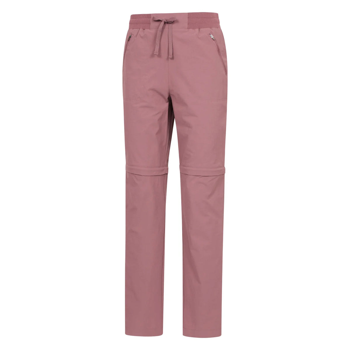 Brown - Side - Mountain Warehouse Womens-Ladies Hiker Stretch Zip-Off Trousers