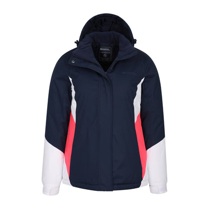 Dark Blue - Pack Shot - Mountain Warehouse Womens-Ladies Moon Ski Jacket