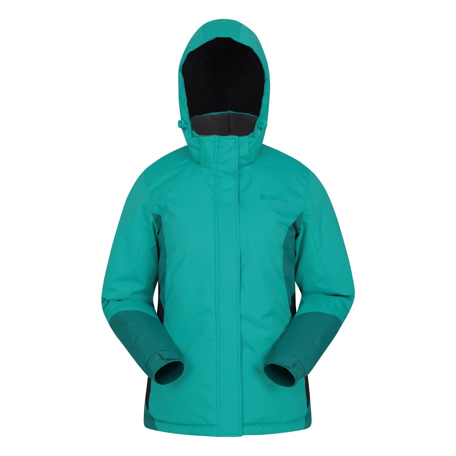 Green - Front - Mountain Warehouse Womens-Ladies Moon Ski Jacket