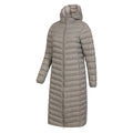 Stone - Side - Mountain Warehouse Womens-Ladies Florence Extra Long Padded Jacket