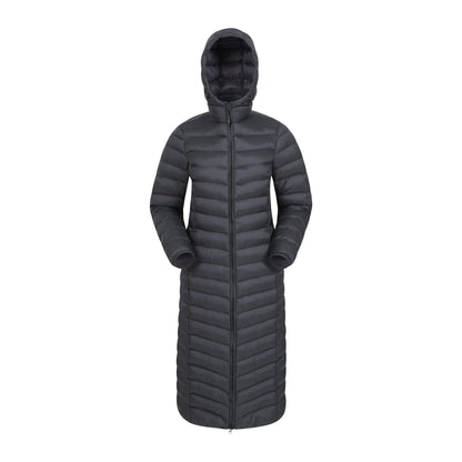 Black - Front - Mountain Warehouse Womens-Ladies Florence Extra Long Padded Jacket