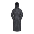 Black - Front - Mountain Warehouse Womens-Ladies Florence Extra Long Padded Jacket
