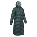 Dark Khaki - Pack Shot - Mountain Warehouse Womens-Ladies Florence Extra Long Padded Jacket