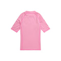 Pink - Back - Animal Childrens-Kids Daisy Recycled Rash Guard