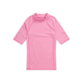 Pink - Front - Animal Childrens-Kids Daisy Recycled Rash Guard