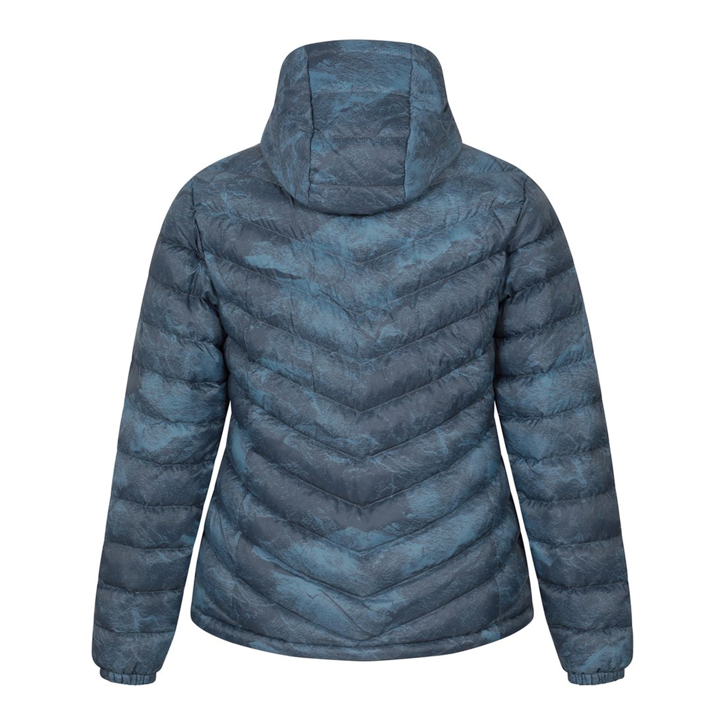 Dark Blue - Back - Mountain Warehouse Womens-Ladies Seasons Animal Print Padded Jacket