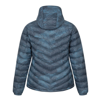 Dark Blue - Back - Mountain Warehouse Womens-Ladies Seasons Animal Print Padded Jacket