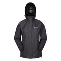 Black - Front - Mountain Warehouse Childrens-Kids Pakka Waterproof Jacket