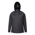 Black - Pack Shot - Mountain Warehouse Childrens-Kids Pakka Waterproof Jacket