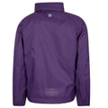 Dark Purple - Back - Mountain Warehouse Childrens-Kids Pakka Waterproof Jacket