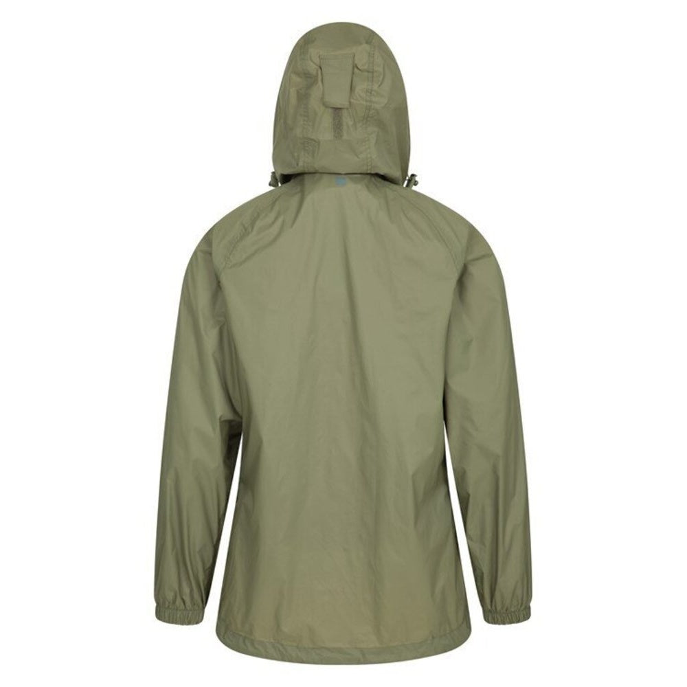 Khaki - Back - Mountain Warehouse Childrens-Kids Pakka Waterproof Jacket