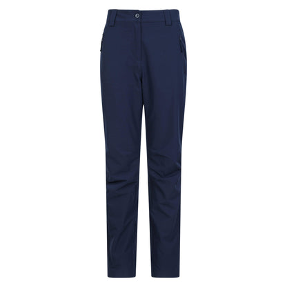 Navy - Front - Mountain Warehouse Womens-Ladies Arctic II Thermal Fleece Hiking Trousers