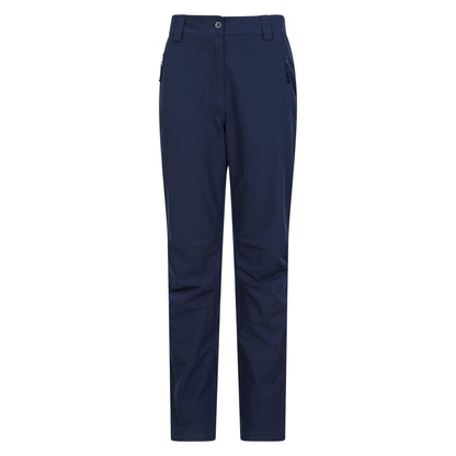 Navy - Front - Mountain Warehouse Womens-Ladies Arctic II Thermal Fleece Hiking Trousers