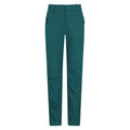 Dark Green - Front - Mountain Warehouse Womens-Ladies Arctic II Thermal Fleece Hiking Trousers