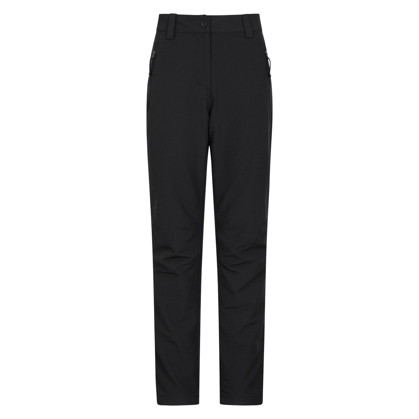 Black - Front - Mountain Warehouse Womens-Ladies Arctic II Thermal Fleece Hiking Trousers