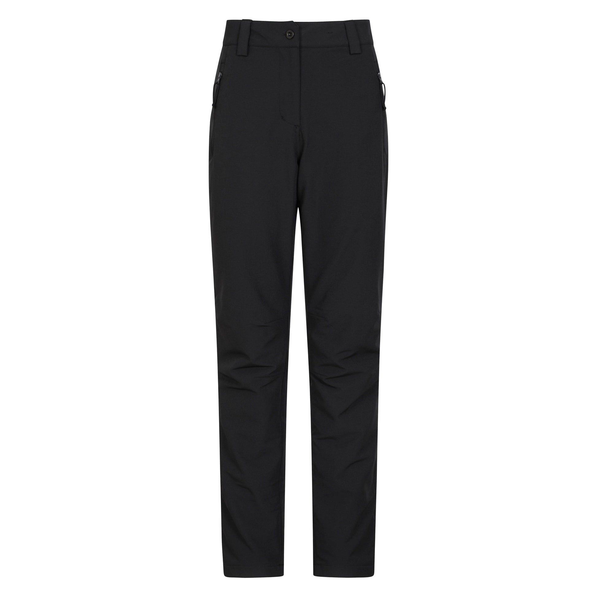 Black - Front - Mountain Warehouse Womens-Ladies Arctic II Thermal Fleece Hiking Trousers