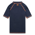 Navy - Back - Animal Childrens-Kids Kai Rash Guard