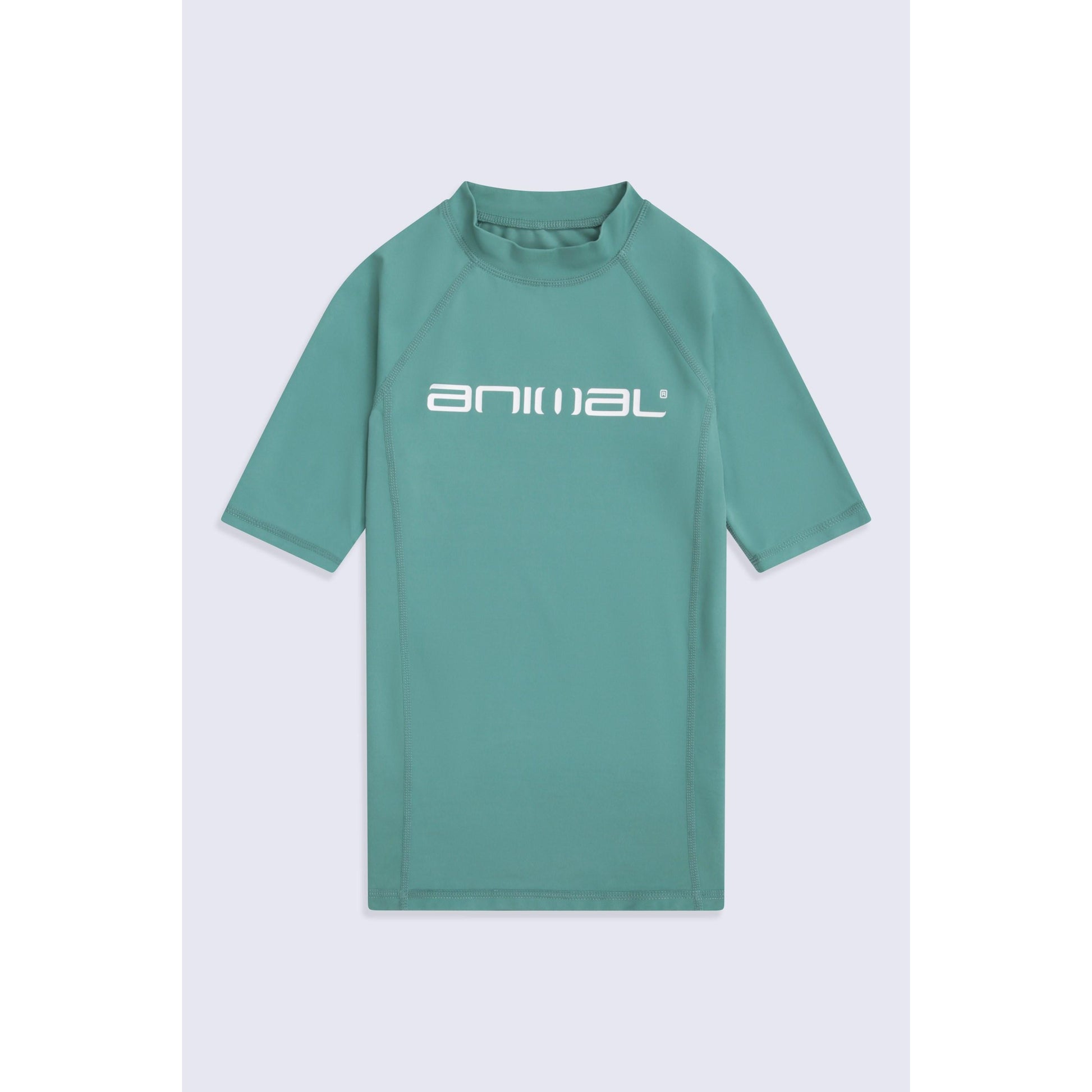 Pale Green - Front - Animal Childrens-Kids Kai Rash Guard