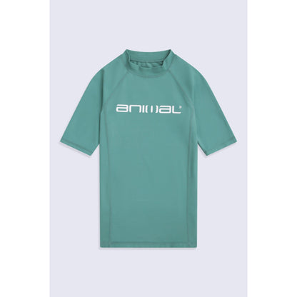 Pale Green - Front - Animal Childrens-Kids Kai Rash Guard