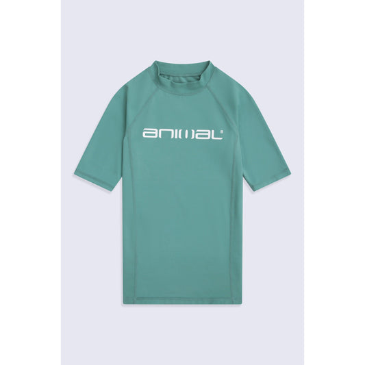 Pale Green - Front - Animal Childrens-Kids Kai Rash Guard