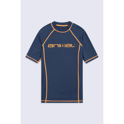 Blue - Front - Animal Childrens-Kids Kai Rash Guard