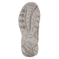 Taupe - Pack Shot - Mountain Warehouse Womens-Ladies Adventurer Leopard Print Faux Suede Waterproof Walking Boots