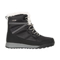 Jet Black-White - Pack Shot - Mountain Warehouse Womens-Ladies Leisure II Snow Boots