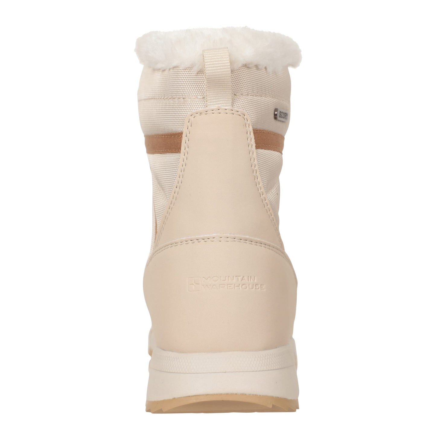 Beige - Back - Mountain Warehouse Womens-Ladies Leisure II Snow Boots
