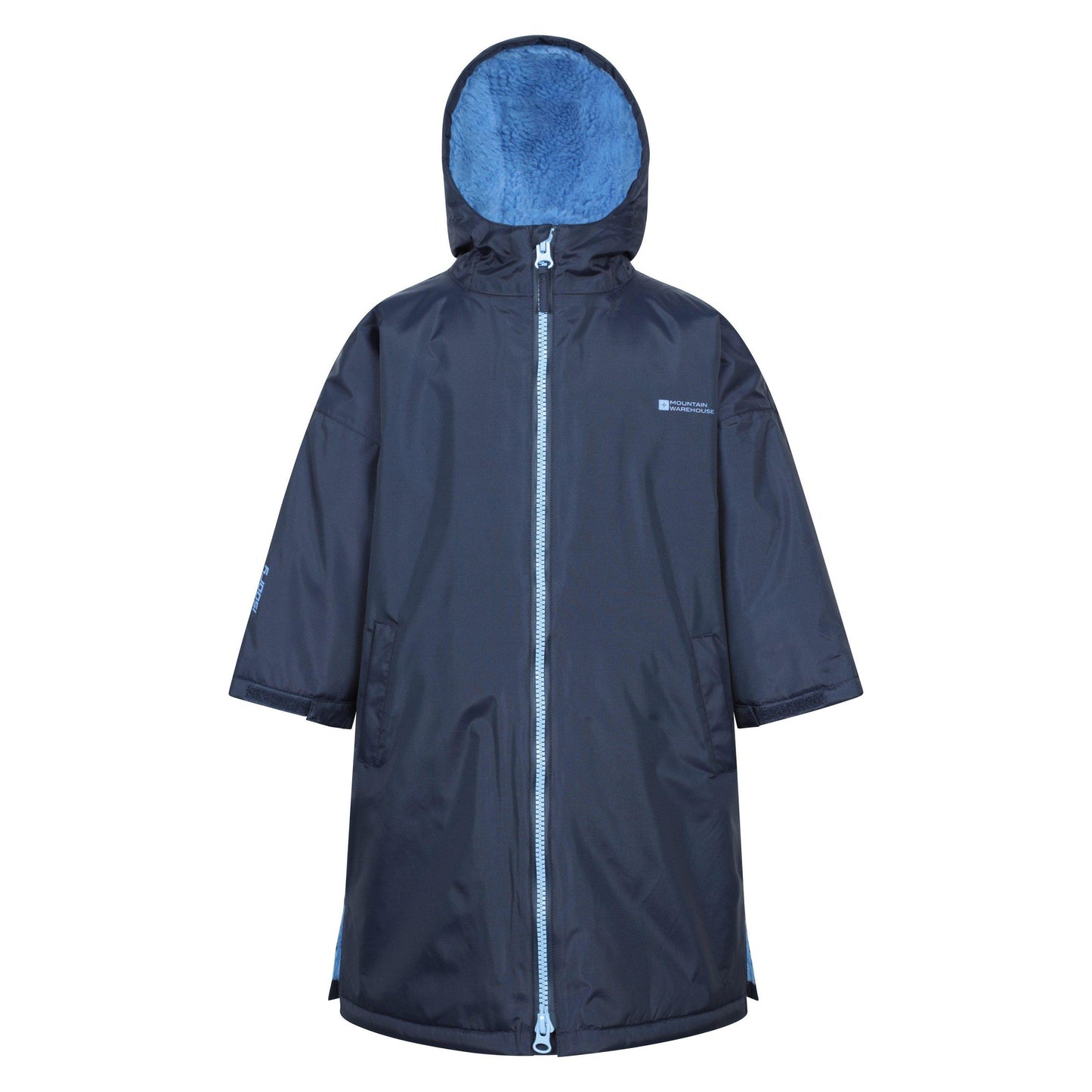 Navy - Front - Mountain Warehouse Childrens-Kids Tidal Waterproof Robe